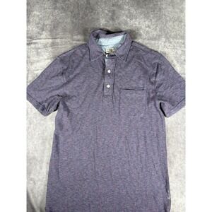 Faherty Shirt‎ Men's Small Purple Polo Cotton